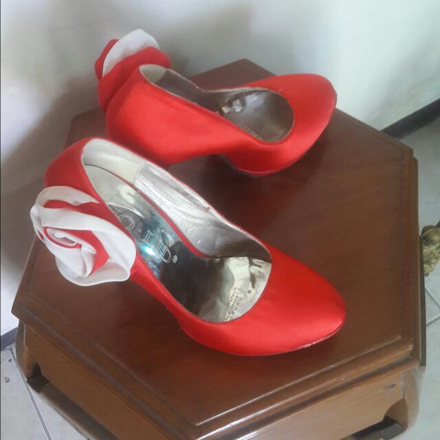 velvet party shoes