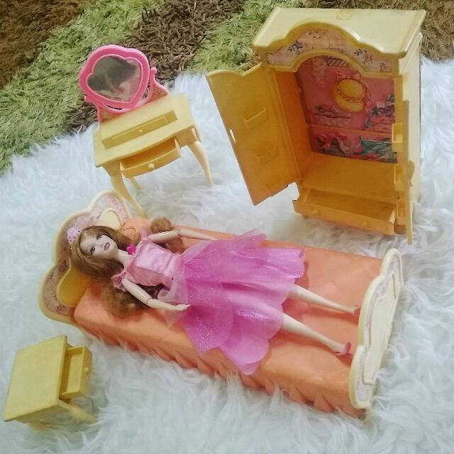 SET BILIK TIDUR BARBIE Original from Mattel, Toys u0026 Games, Other