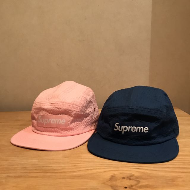 帽子 Supreme 17SS Tonal Seersucker Camp Cap Supreme Tonal Seersucker Camp Cap (SS17) - $46
