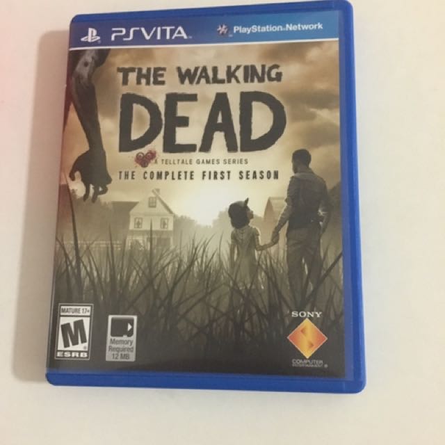 Polite shelf Watery The Walking Dead Season 1 PSP Vita, Video Gaming, Video Games, PlayStation  on Carousell