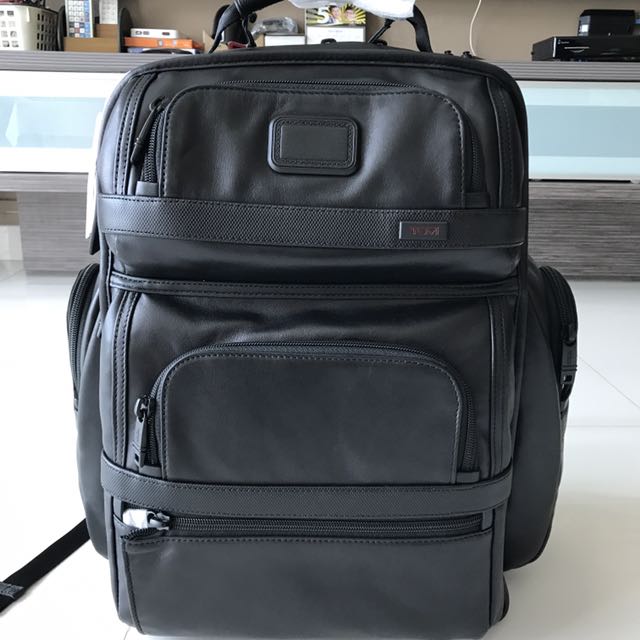 TUMI T-Pass Business Class Brief Pack (leather), Men's Fashion, Bags ...