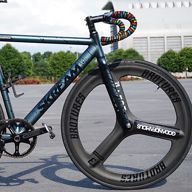 wheelset brotures t3 trispoke 88mm rear bicycles pmds broture