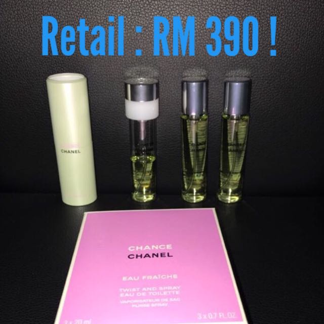 Chanel Chance Travel Size Perfume 3 Bottles ⭐️