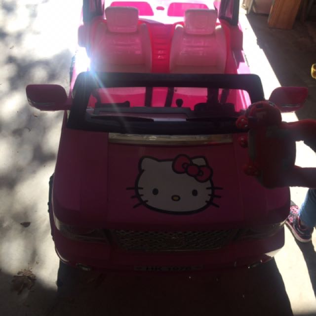 Hello kitty power wheels car charger discount