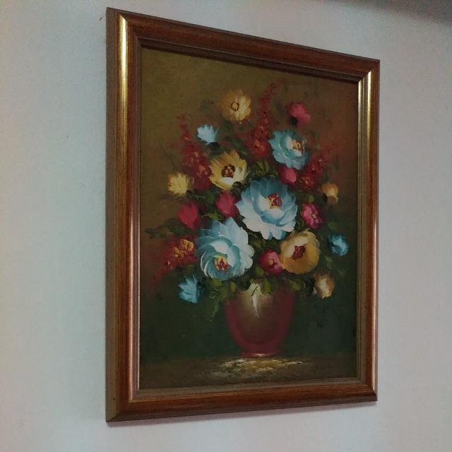 Knife Oil Painting From Uk Frame Included Furniture Home