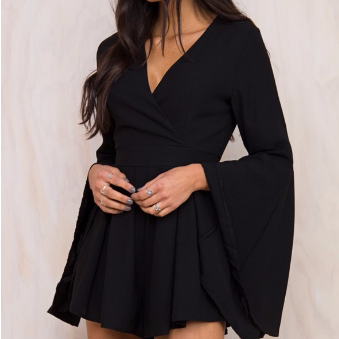 flared playsuit