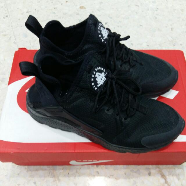 Triple black huaraches mens shop