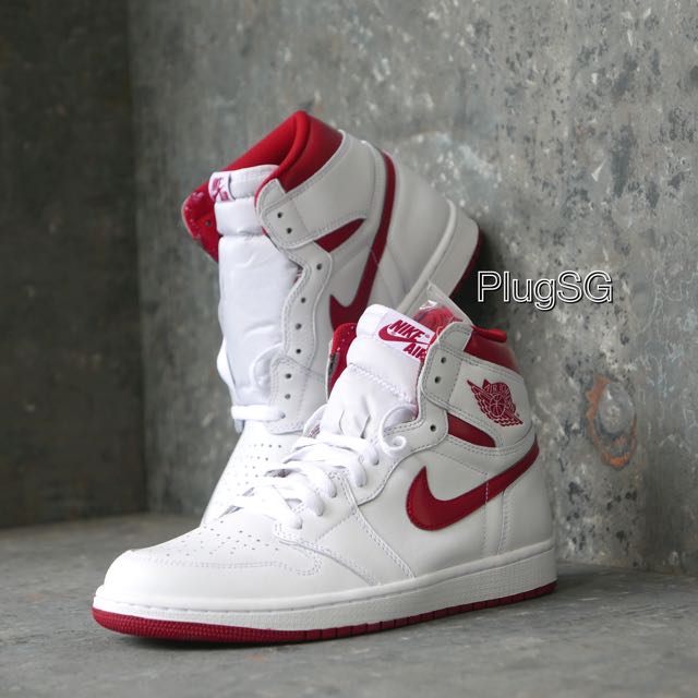 Nike Air Jordan 1 Metallic Red Men s Fashion Footwear Sneakers