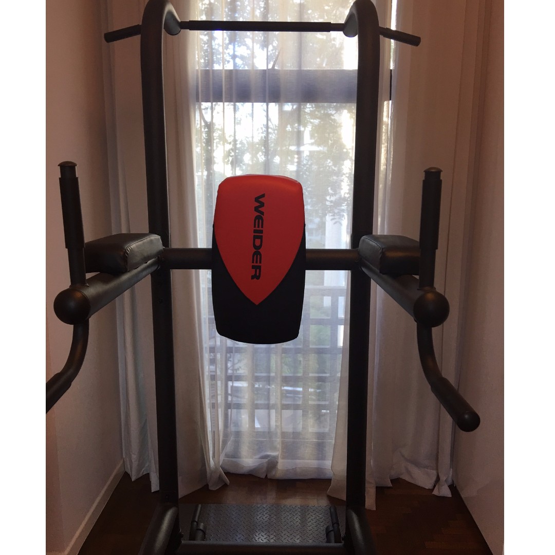 Weider power tower on sale reviews