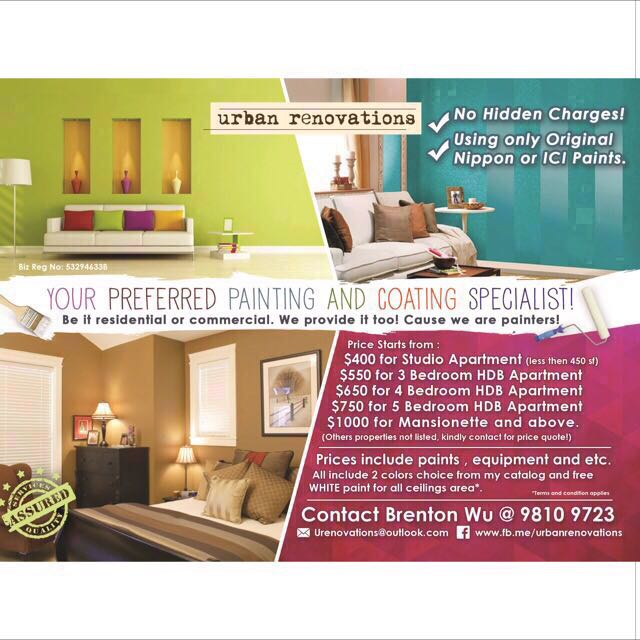Professional Painting Services Installment Available Home