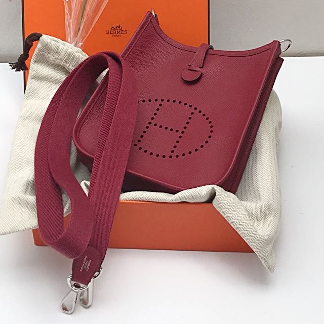 Hermes Mini Evelyne, Luxury, Bags & Wallets on Carousell