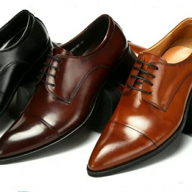 Sepatu Pria Kulit Asli Sepatu Pernikahan Sepatu Kantoran Sepatu Resmi Sepatu Wisuda Fesyen Pria Sepatu Di Carousell