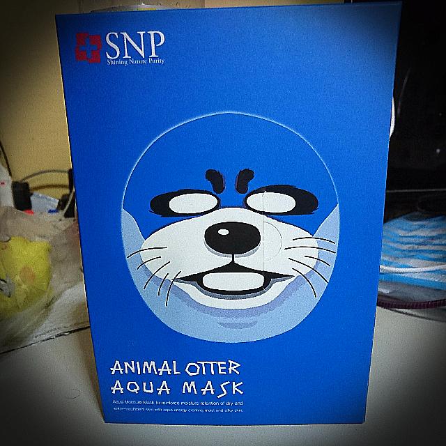 Snp Animal Otter Aqua Mask Health Beauty Bath Body On Carousell