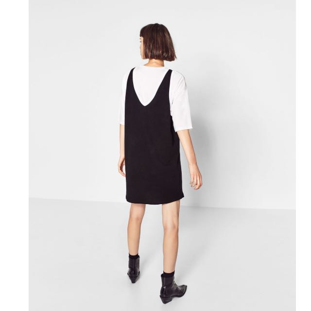 Zara shirt discount dress with text