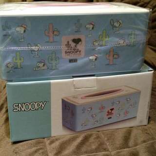 SNOOPY面紙盒