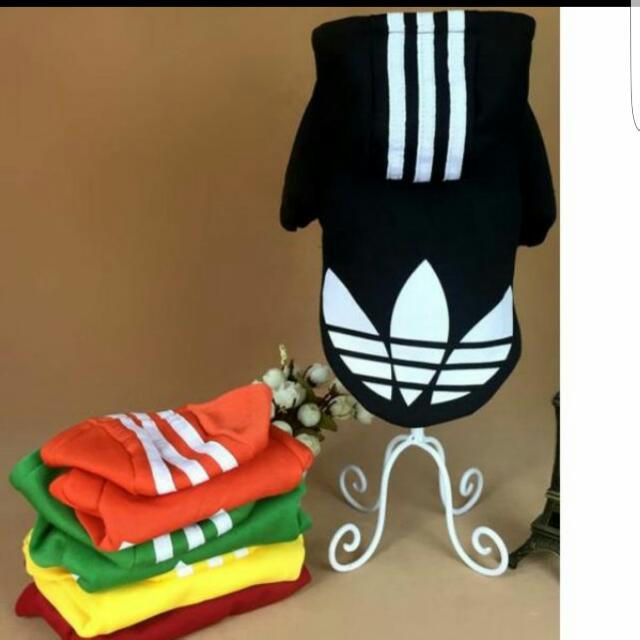 Adidas Dog Cat Hoodie Clothes Shirt