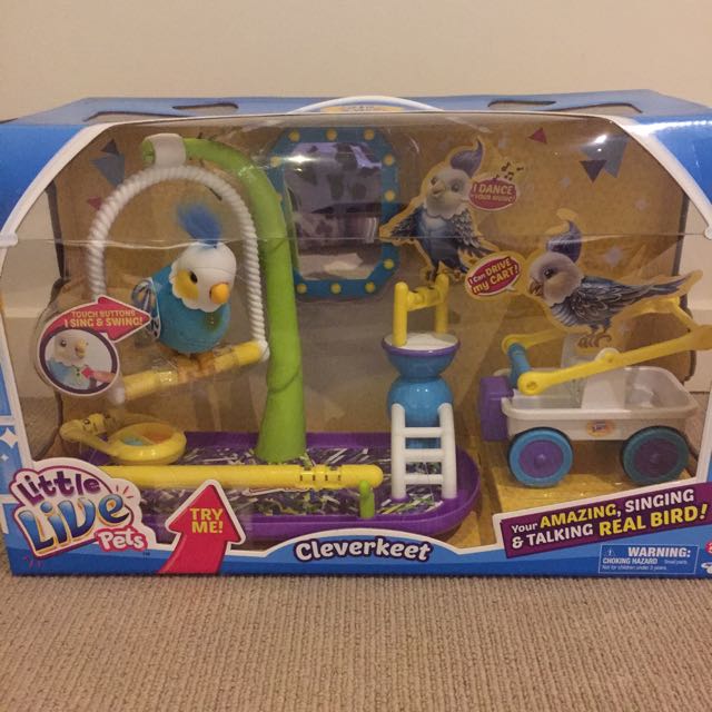 Bnib Little Live Pets Cleverkeet Blue Babies Kids Infant Playtime On Carousell