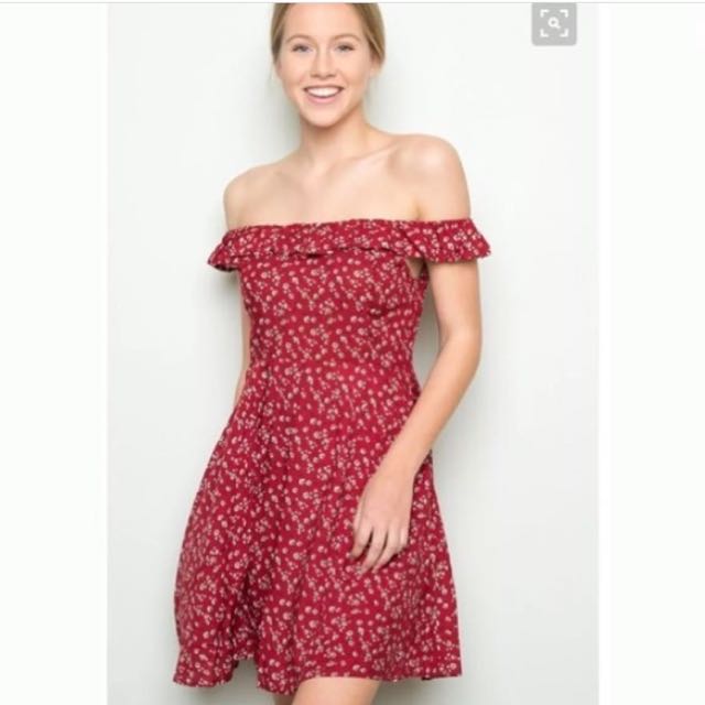 brandy melville off the shoulder dress