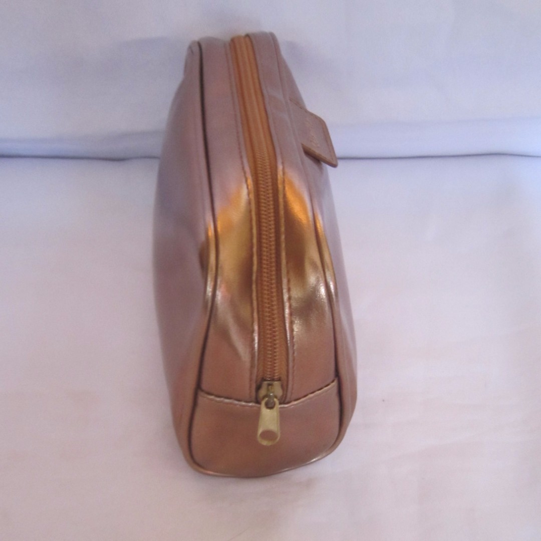 Calvin Klein Metallic Rose Gold Toiletry Cosmetic Pouch Women s Fashion Bags Wallets Purses Pouches on Carousell