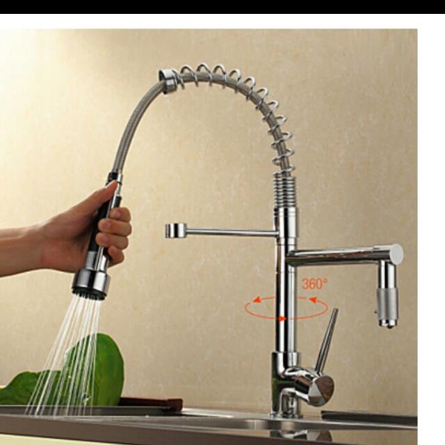 Dual Sprayer Sink Faucet Mixer Tap, Home Appliances on Carousell