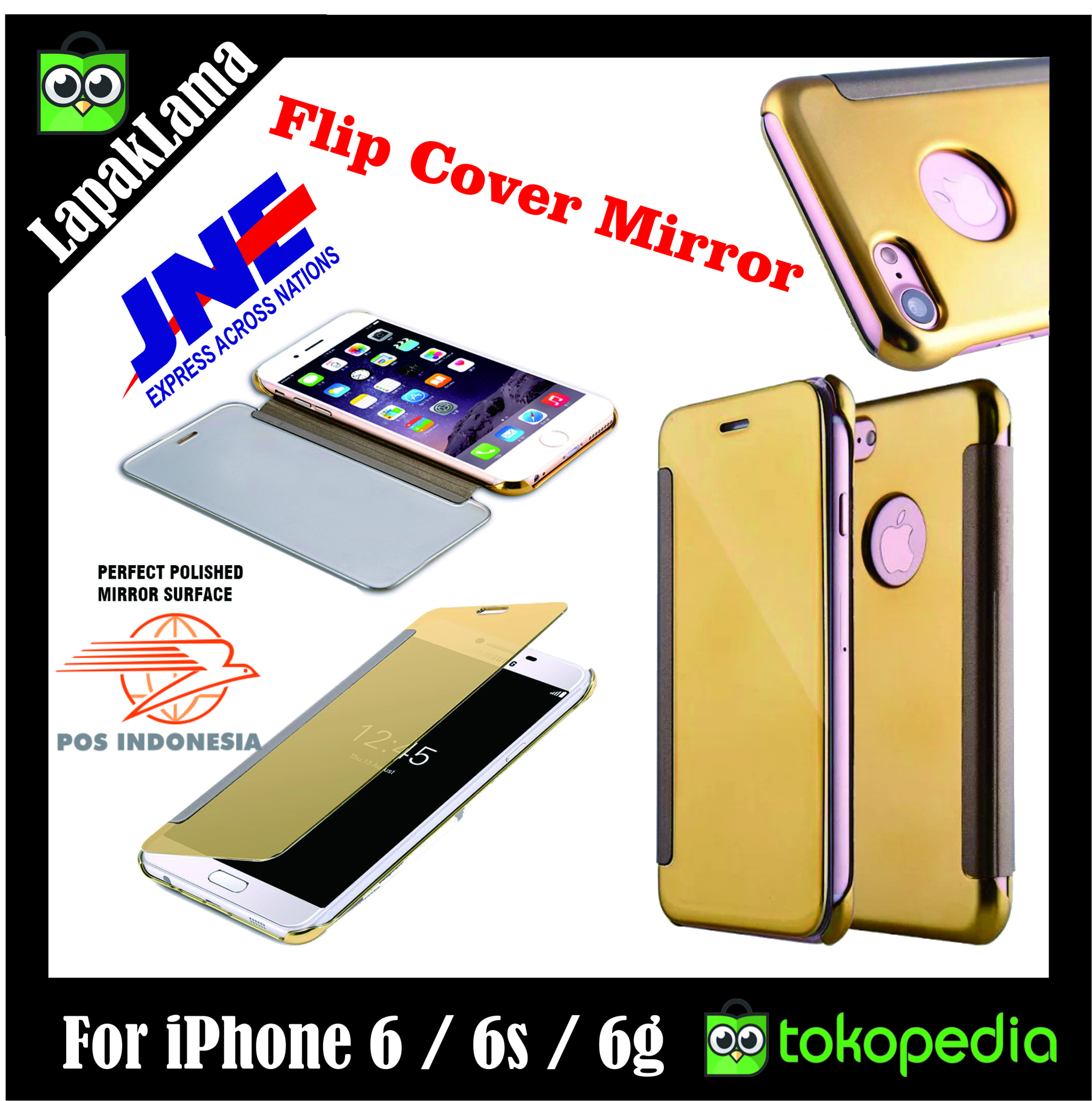 flip cover mirror iphone 6 6s 6g flipcase flipcover flip case casing 1494849001 3aeabbf1