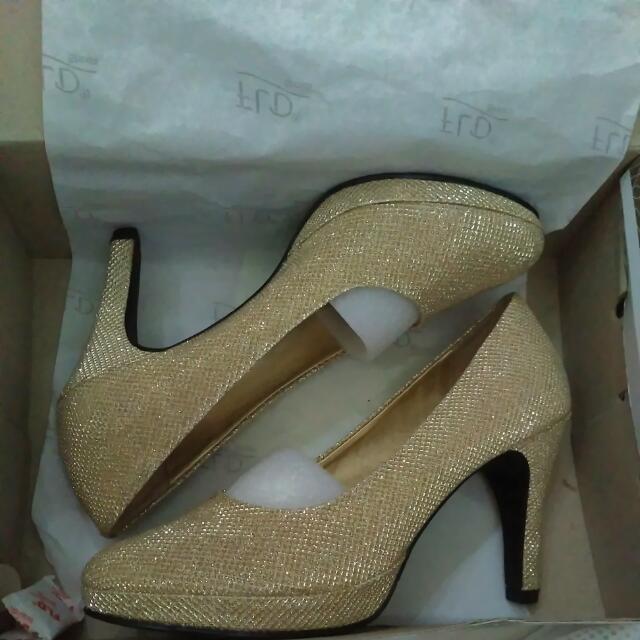 Gold High Heels Fladeo 2016 Fesyen Wanita Sepatu Di Carousell