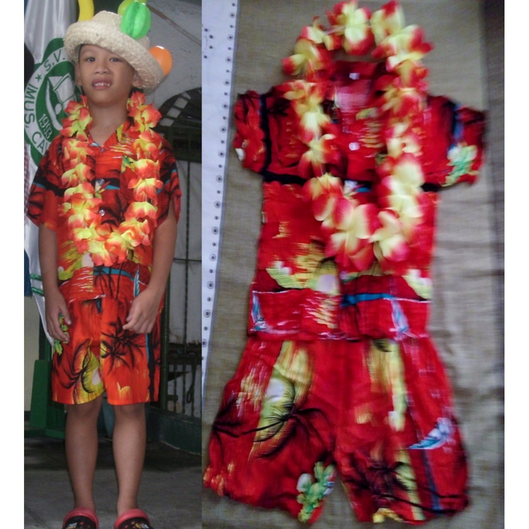 boys hawaiian fancy dress