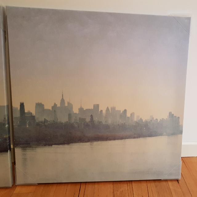 Ikea Pjatteryd New York City And Boroughs Landscape Wall Print