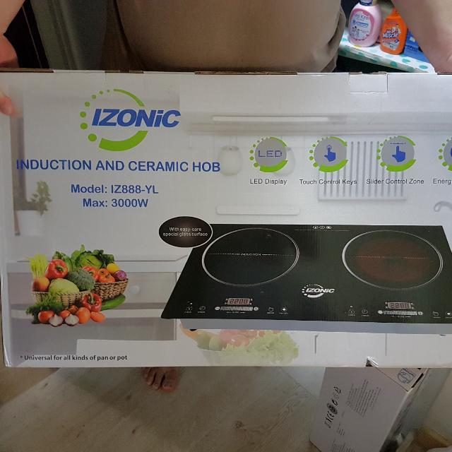 Izonic Ceramic And Induction Hob, TV & Home Appliances, Kitchen