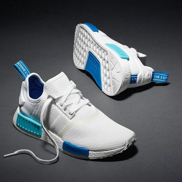Blue glow nmd for sale 2025