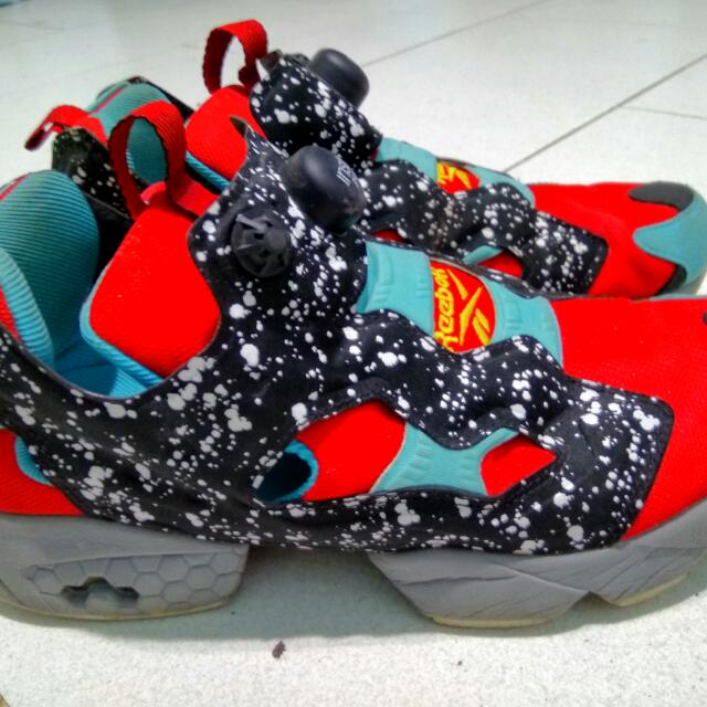 reebok insta pump blanche