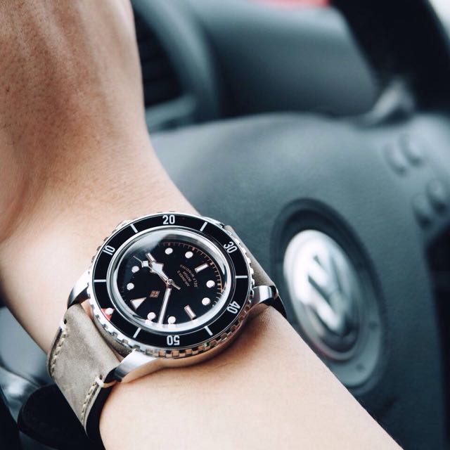 Seiko SNZH55j Tudor Mod
