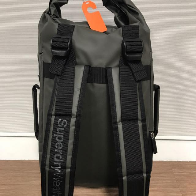 SuperDry Roll Top Scuba Backpack Green Neon Green Sports Equipment Sports Games Water Sports on Carousell