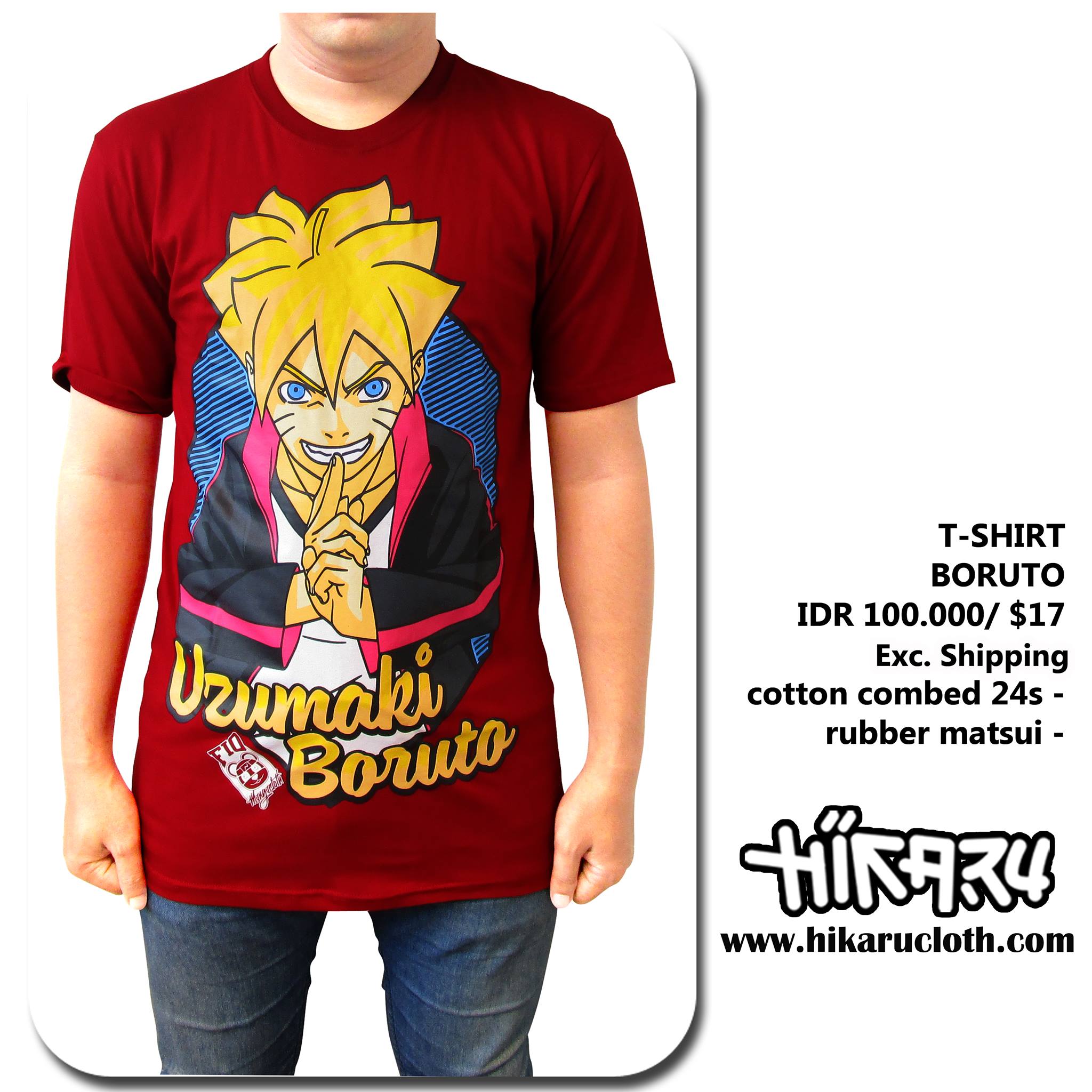 T Shirt Boruto Olshop Fashion Olshop Pria Di Carousell