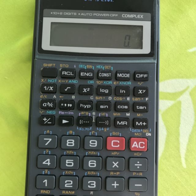 Vintage Casio Scientific Calculator for collectors of nostalgia