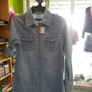 DENIM BLOUSE