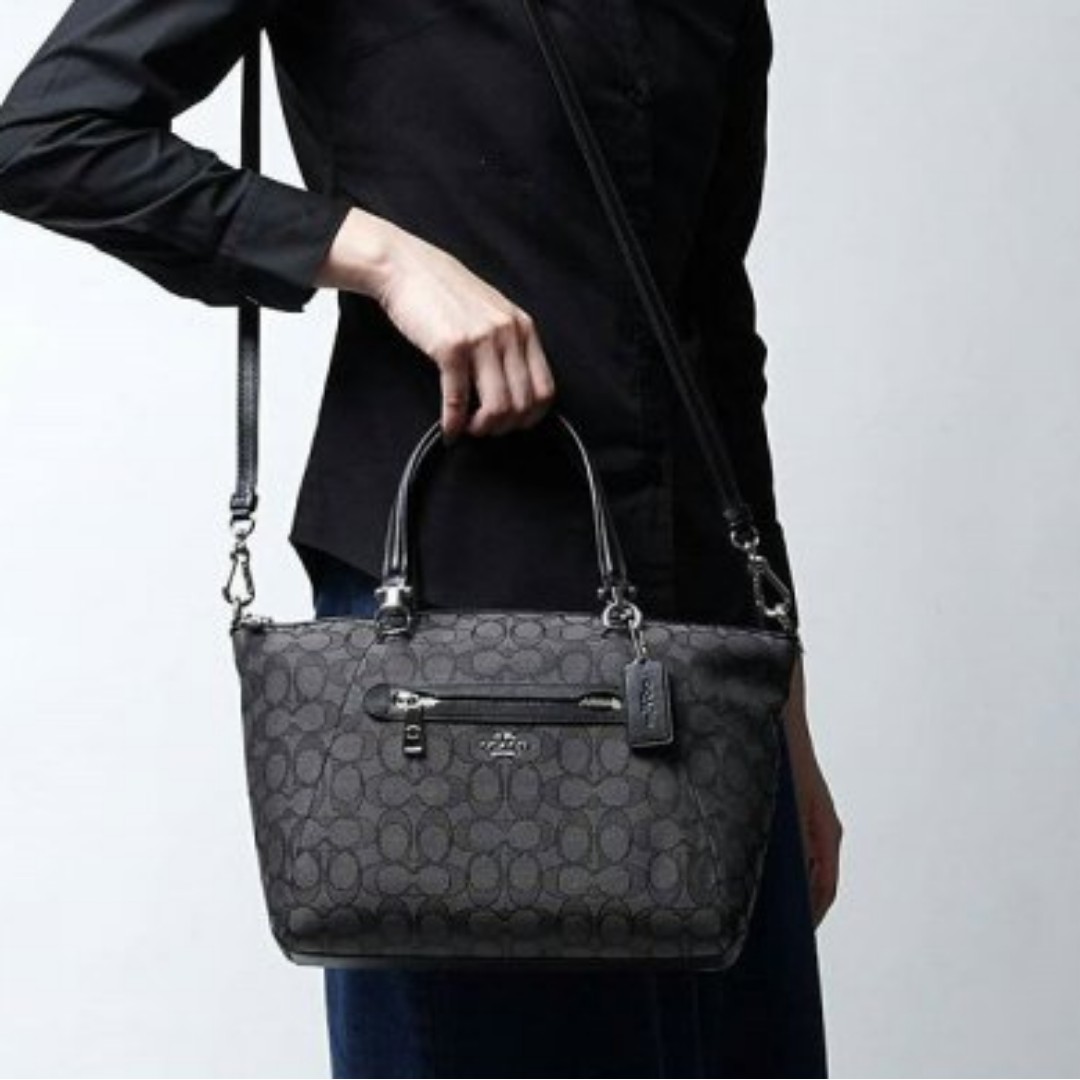prairie satchel in signature jacquard
