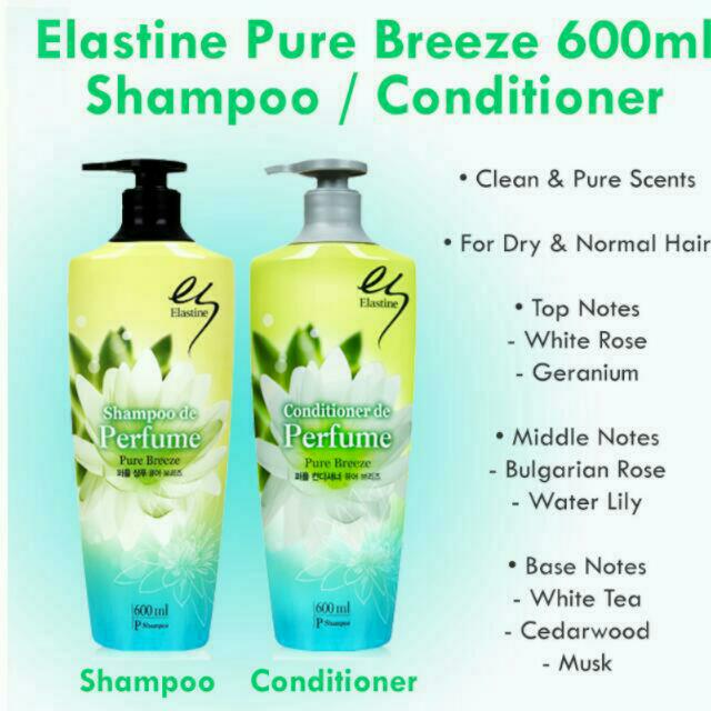 Elastine DE Perfume Shampoo /Conditioner, Beauty Personal Care - Main Image