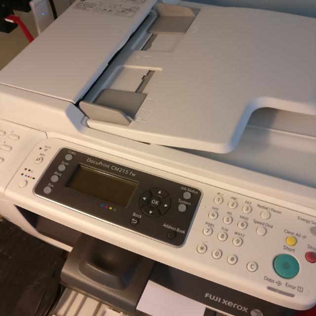 Fuji XEROX Docuprint CM215FW S LED Printer Error Code 2440000