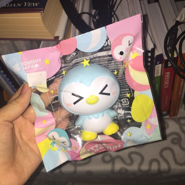 blue penguin squishy