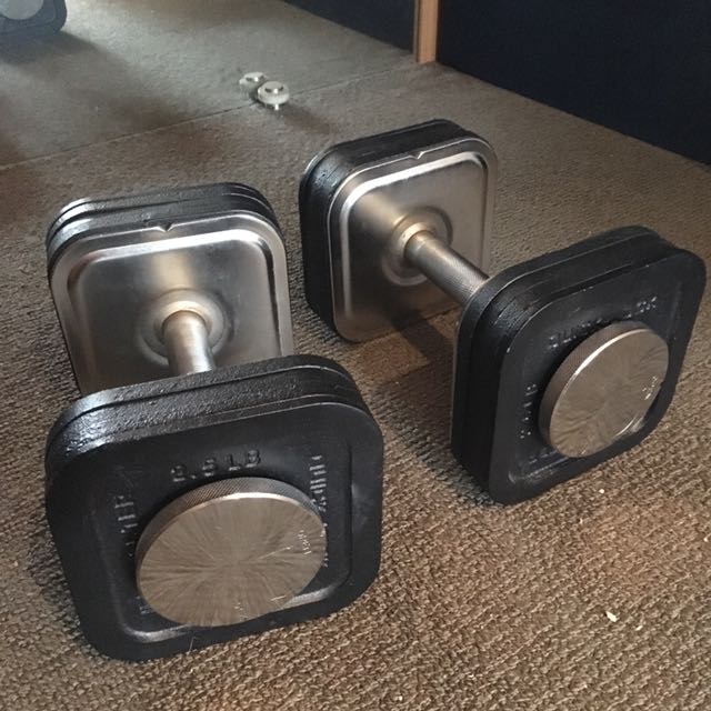 Ironmaster Dumbbells 75lbs (34kg) Each QuickLock Adjustable Weights