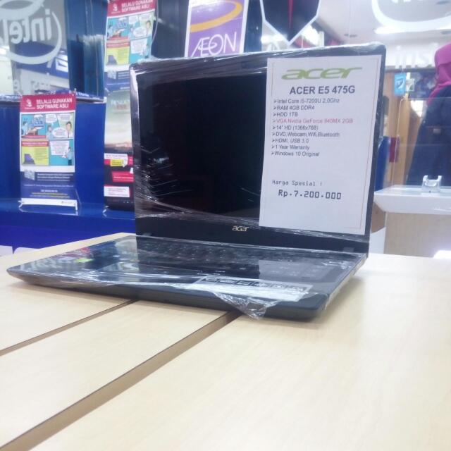 Kredit Laptop Acer E5 475g Serba Serbi Others Di Carousell