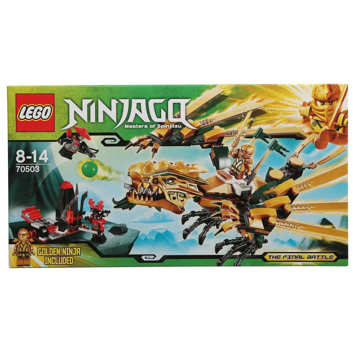 Lego 70503 ninjago top the golden dragon