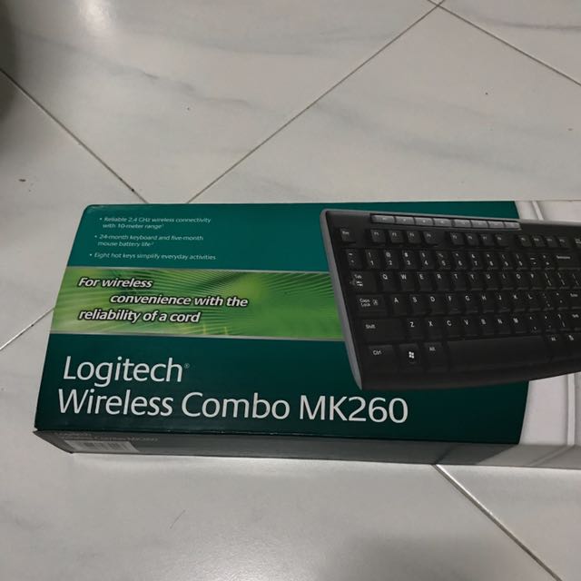 Mk260 Logitech Wireless Keyboard MK260 Re, Computers & Tech, Parts ...