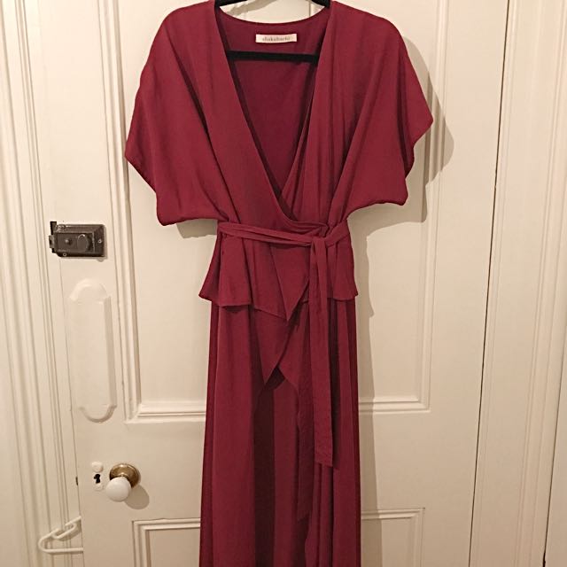 isabella wrap dress