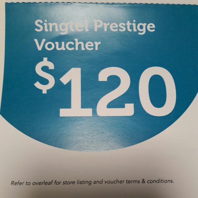 SingTel Prestige Voucher, Tickets & Vouchers, Vouchers on Carousell