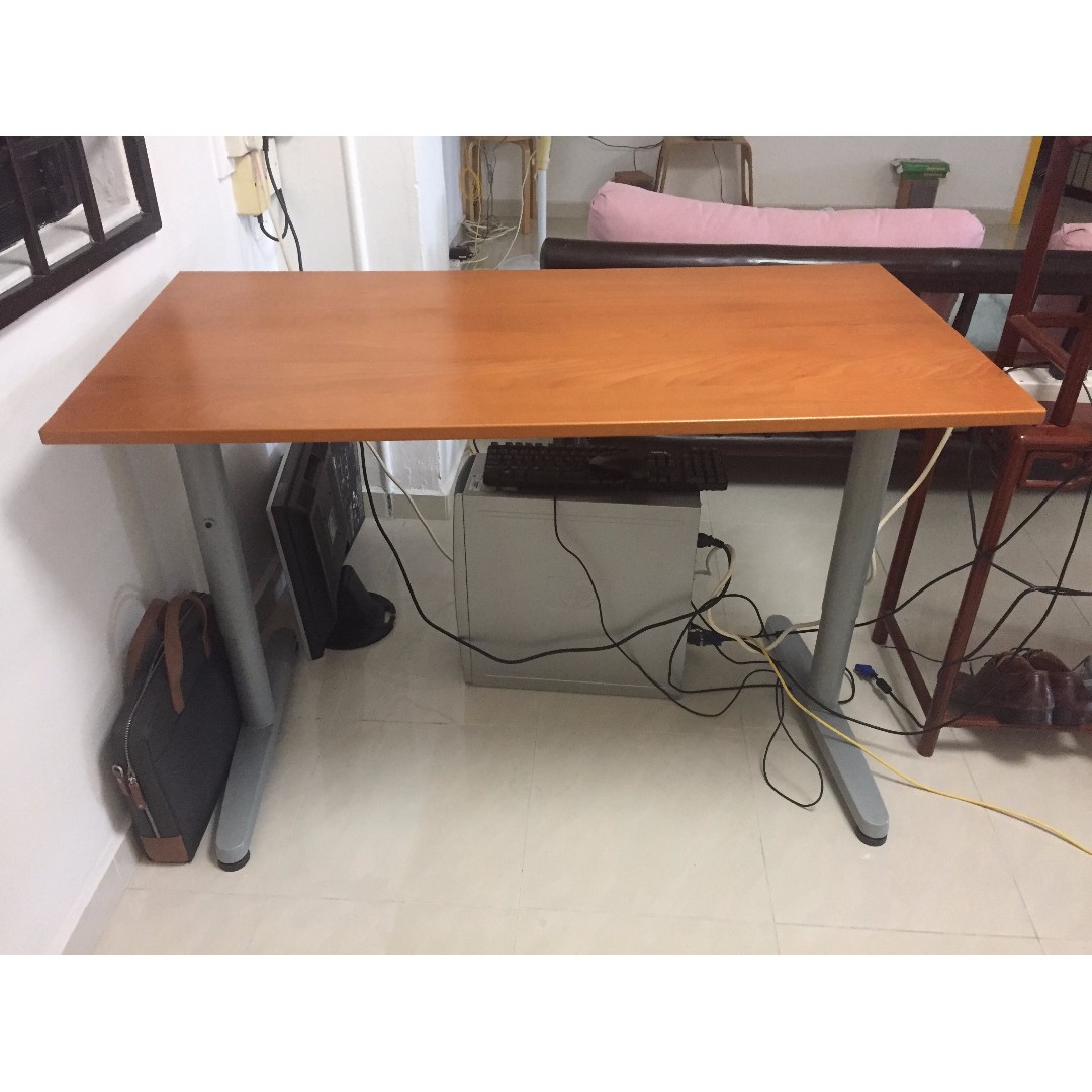 Ikea Galant/Bekant Desk with adjustable height, Furniture & Home Living