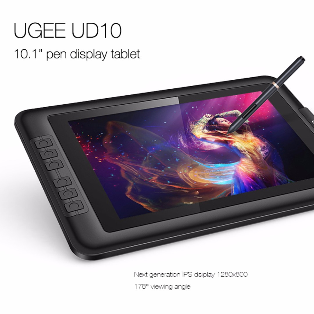 New Promo Price !Ugee UD10 10.1" pen display tablet , Mobile Phones