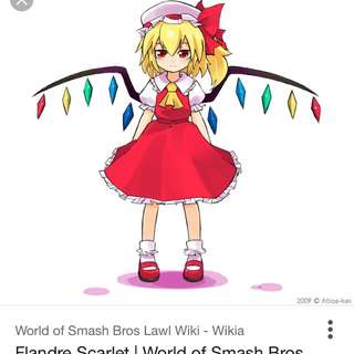 COSPLAY FLANDRE SCARLET COSPLAY HAT TOUHOU PROJECT