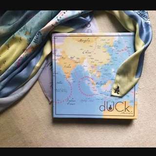 World Map Duckscarves Vintage